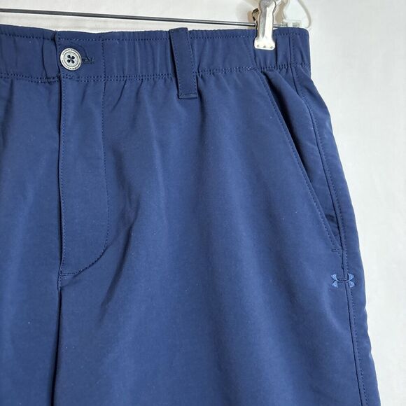 Under Armour Men's Match Play Performance Stretch Golf Shorts Size 36 Navy Blue - Picture 3 of 14